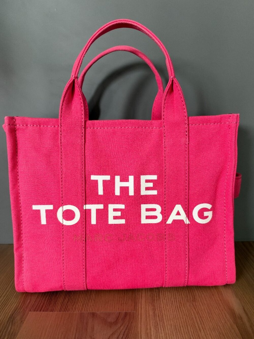 Marc Jacobs The Medium Tote Bag Raspberry Pink Canvas